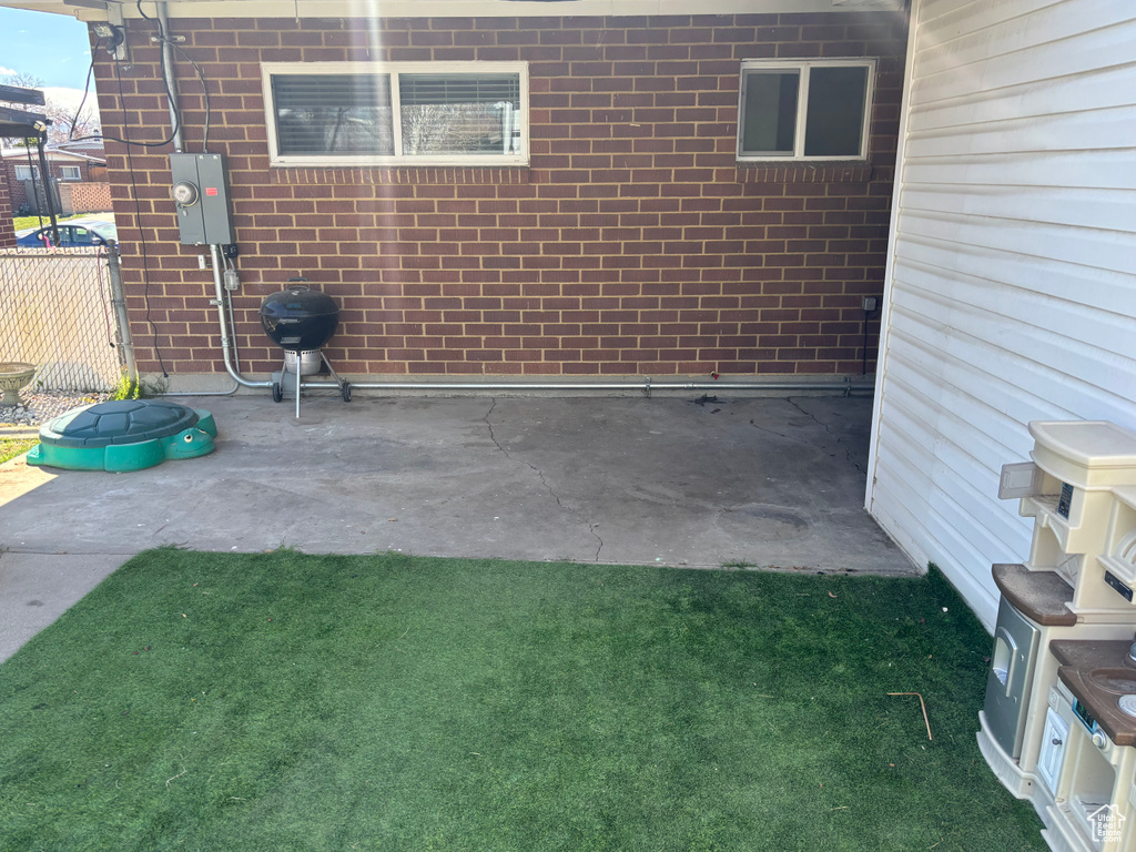 View of patio / terrace featuring area for grilling