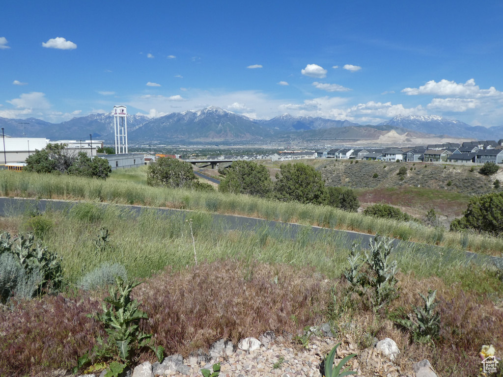 View of mountain background
