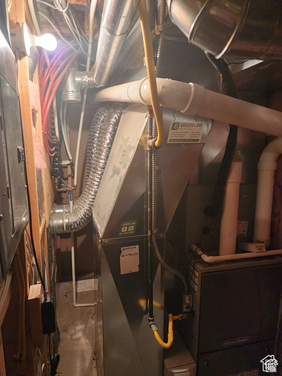 View of utility room