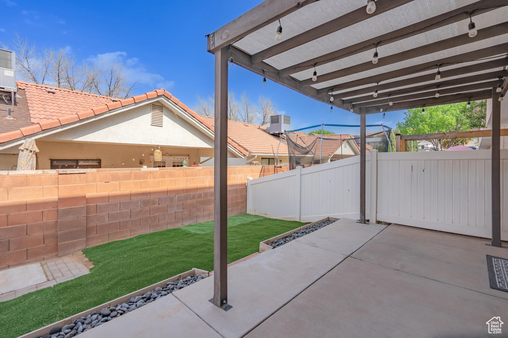 View of patio / terrace featuring a fenced backyard