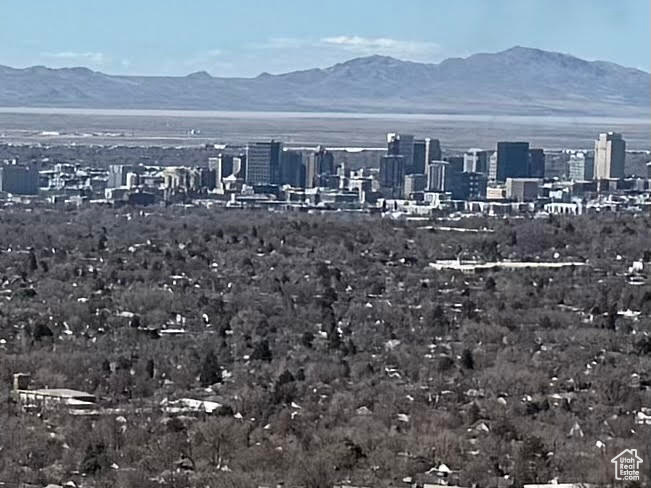 View of city with a mountain view