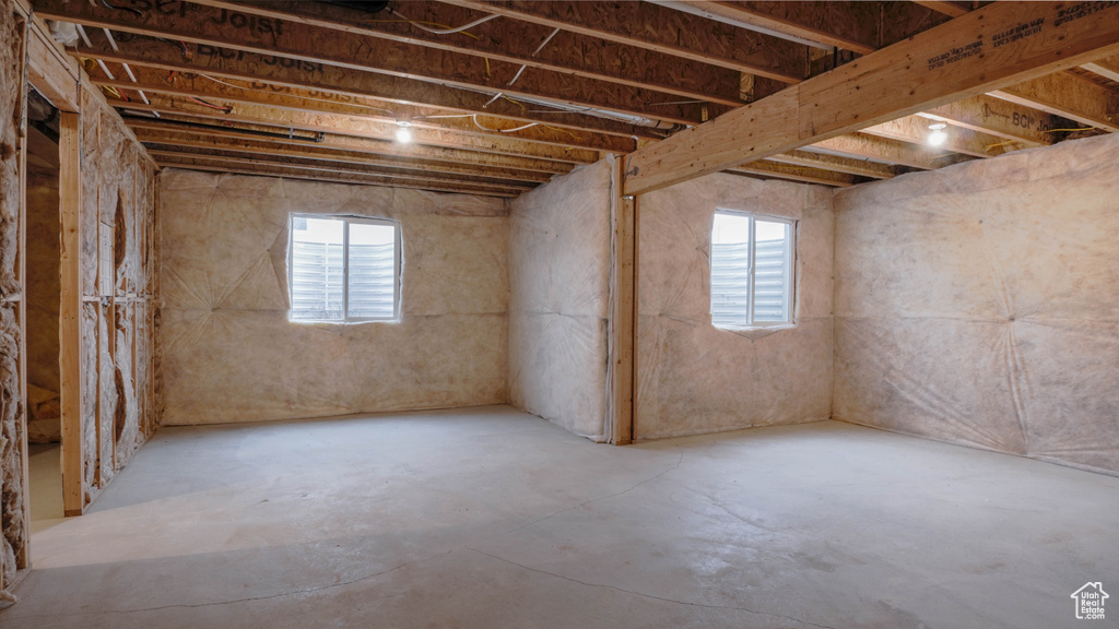 View of basement