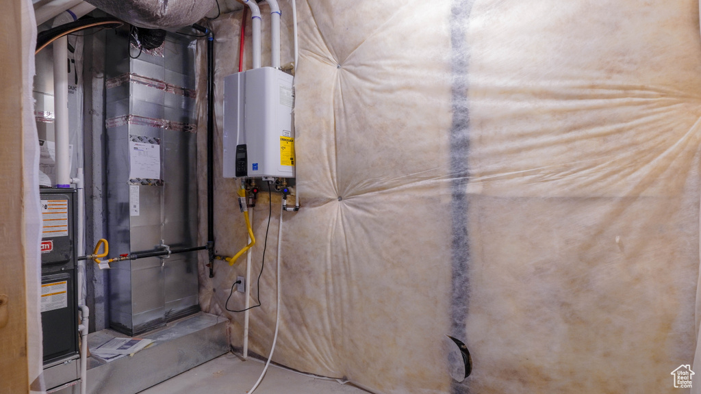 Utilities featuring water heater