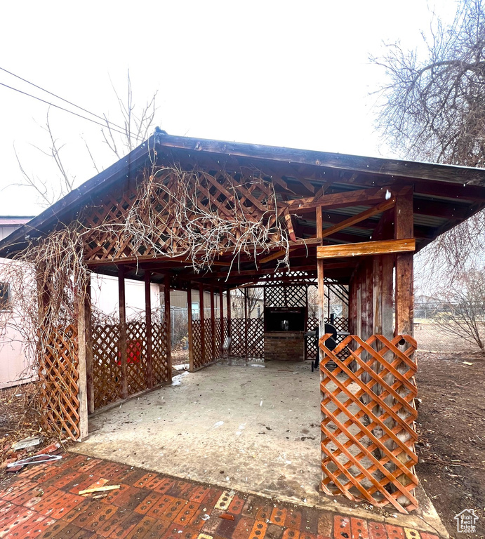 View of patio