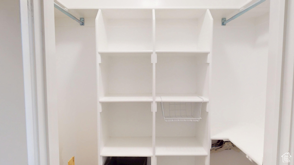 View of spacious closet