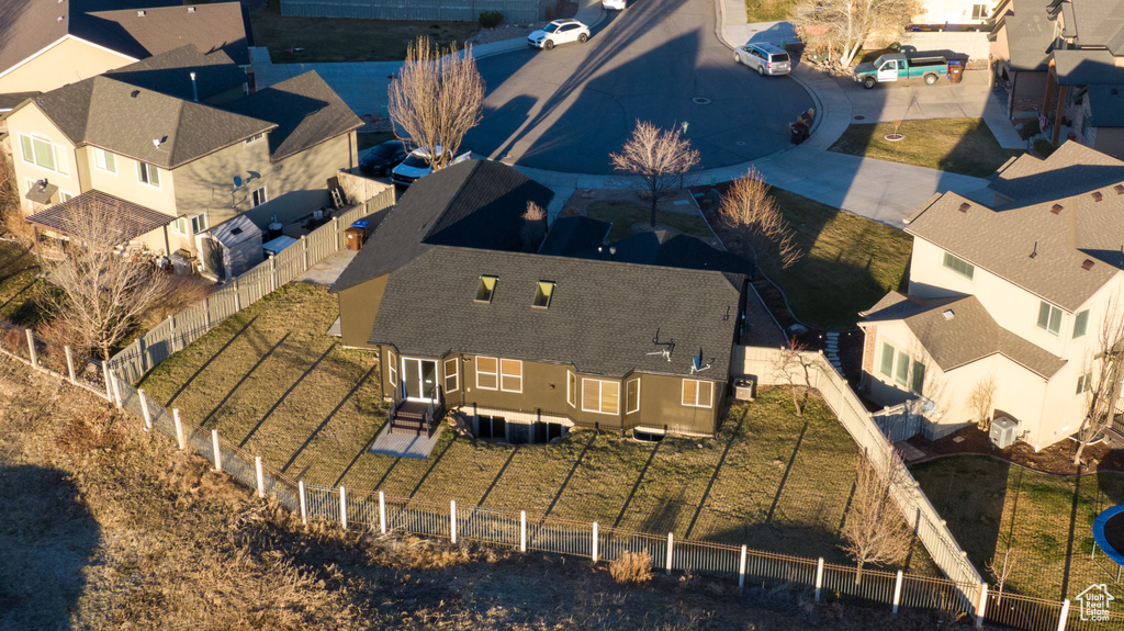 Drone / aerial view featuring a residential view