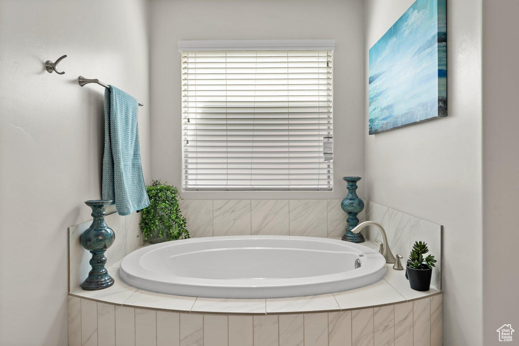 Bathroom with a bath
