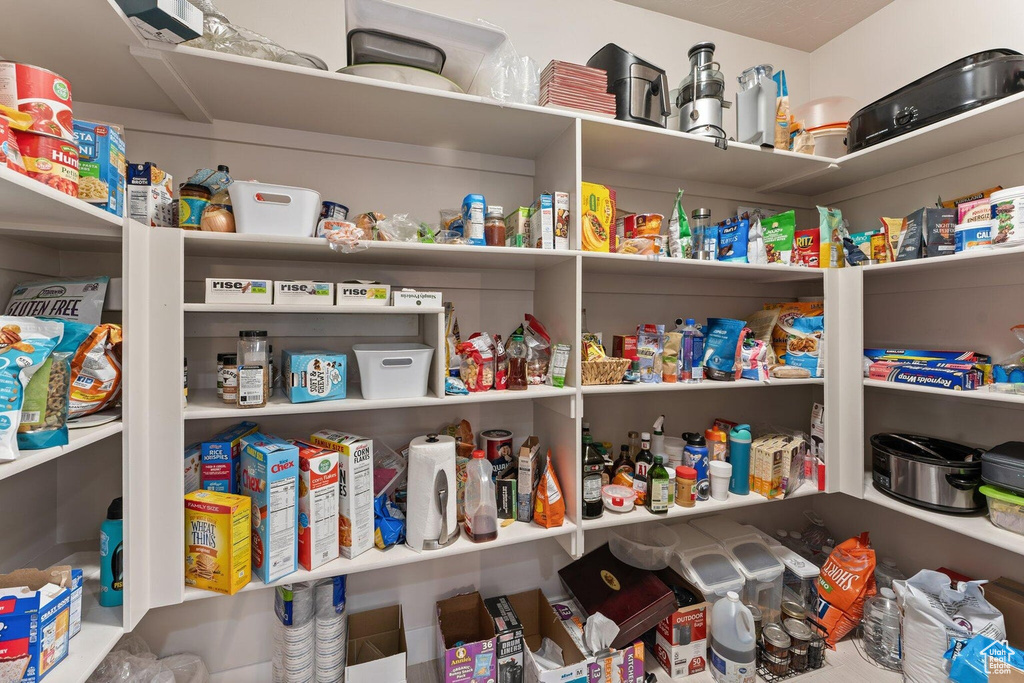 View of storage area
