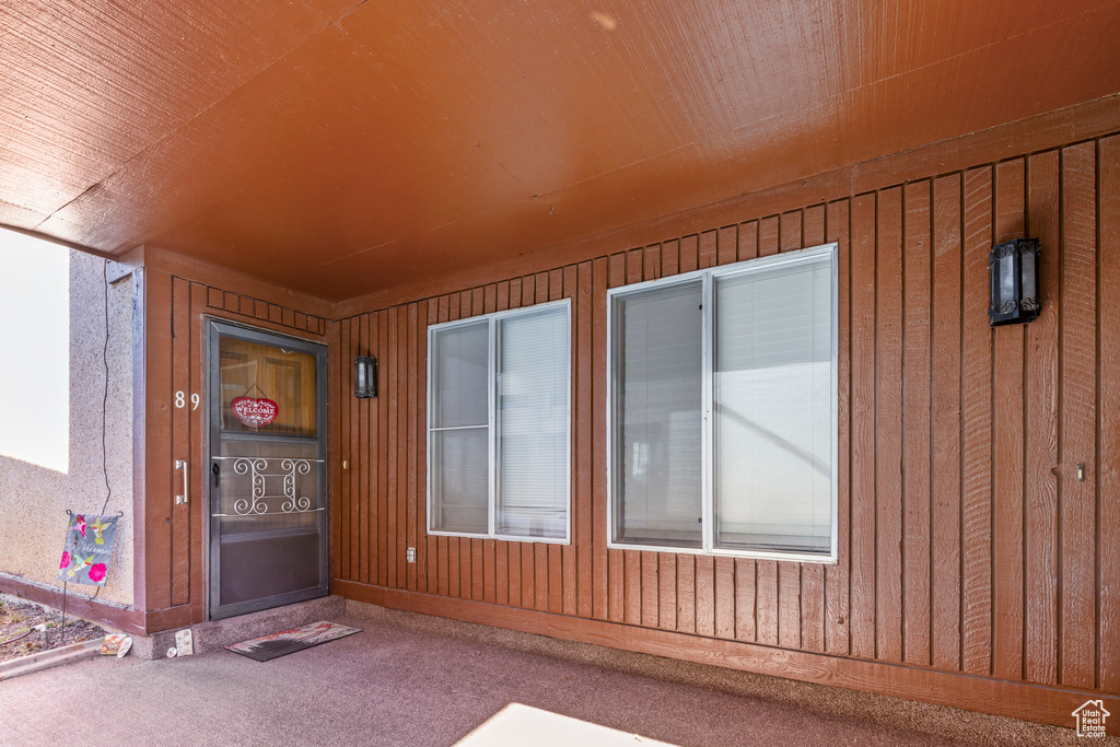 View of entrance to property