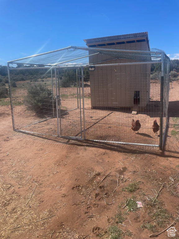 View of outbuilding with an outbuilding