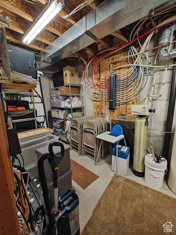 View of storage room