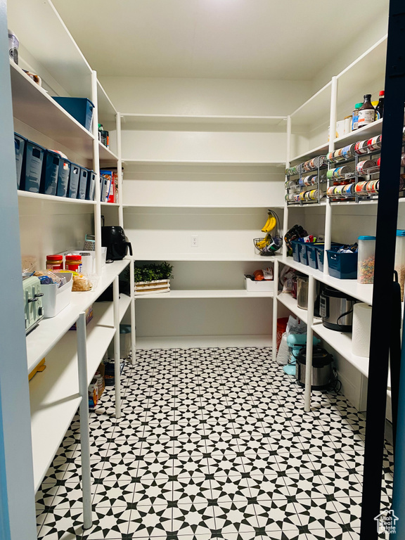 View of storage area