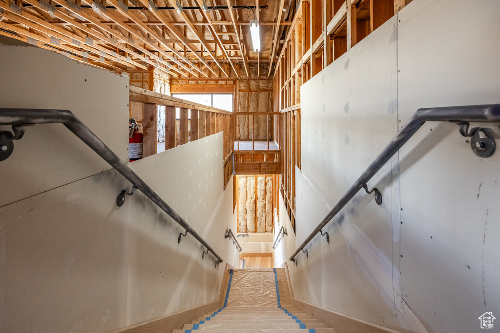 View of stairway