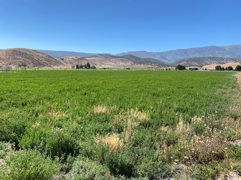 View of mountain feature featuring a rural view