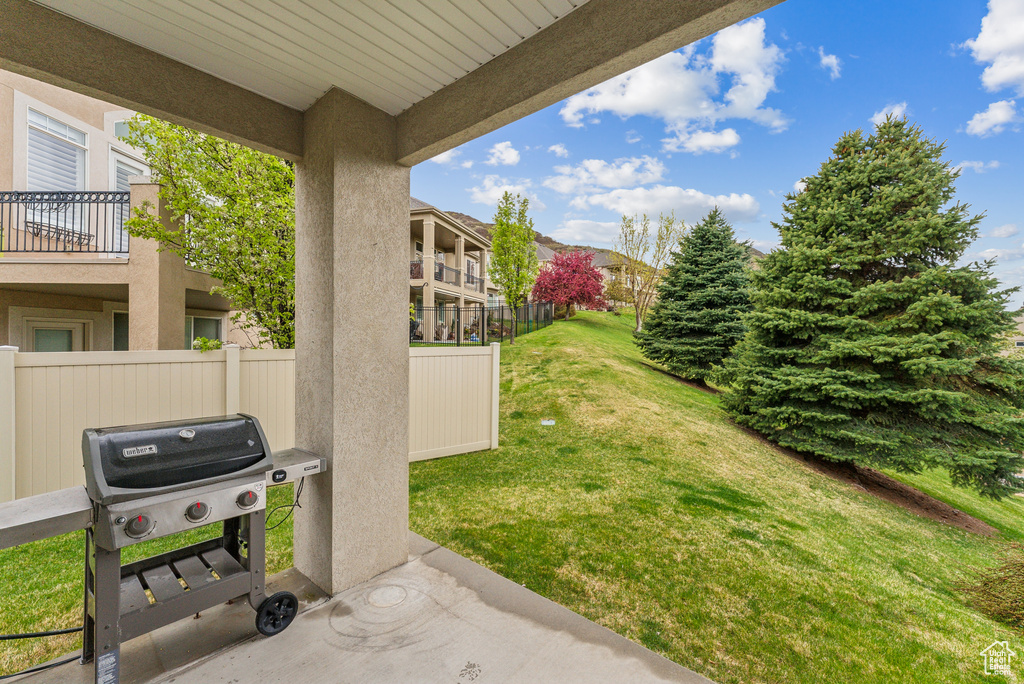 View of yard
