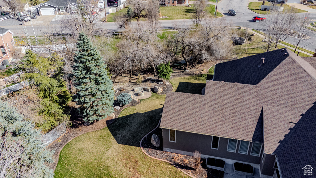 Bird's eye view featuring a residential view