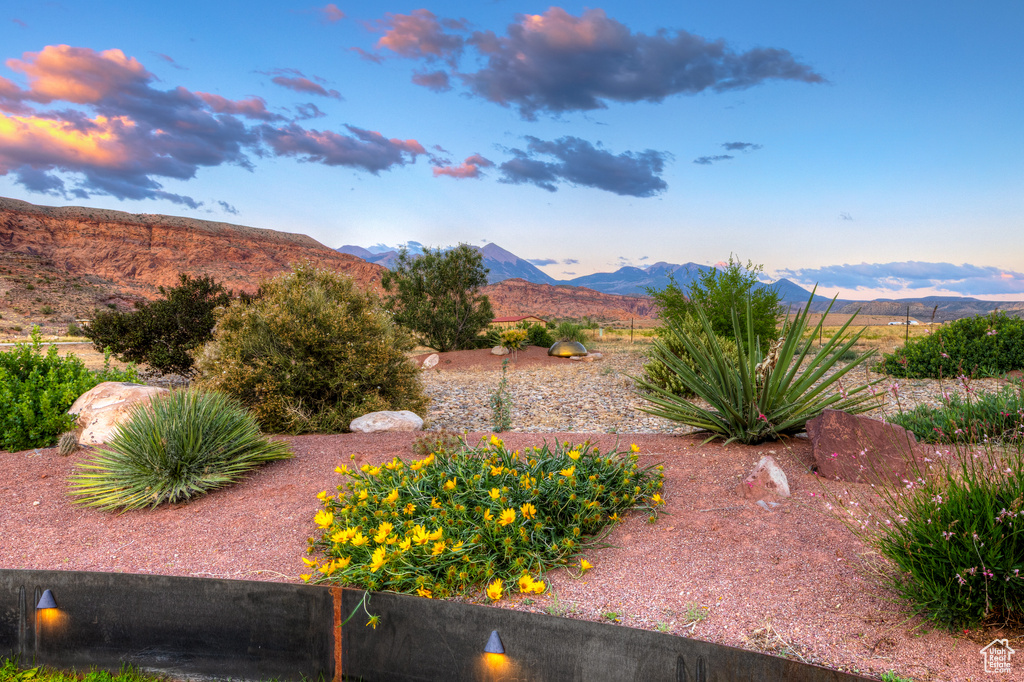View of mountain backdrop