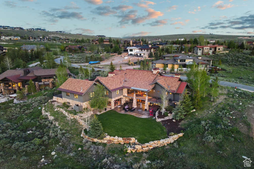 Aerial overview of property's location