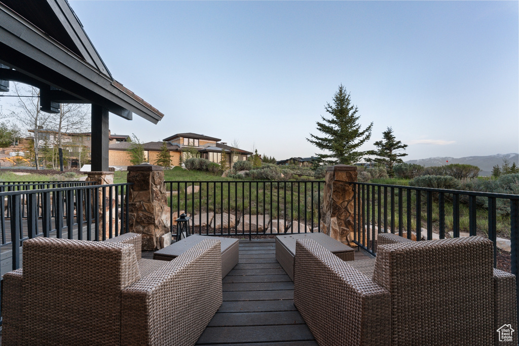 View of deck