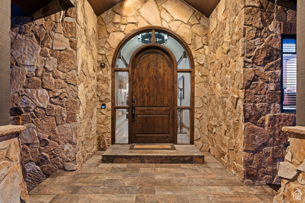 View of entrance to property