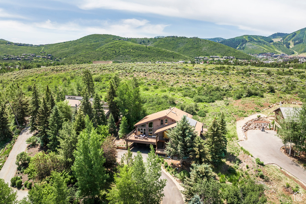 View of mountain background
