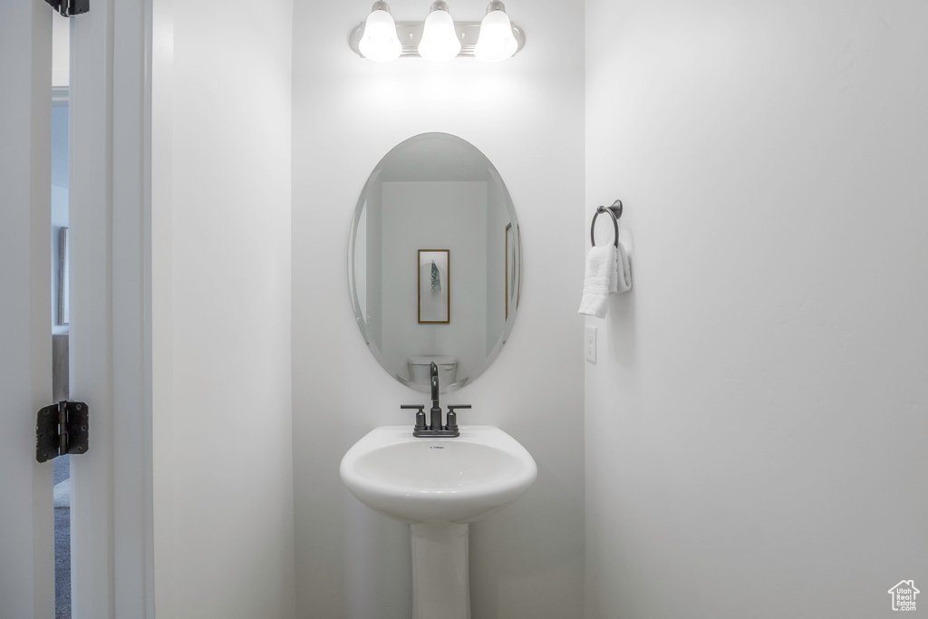 View of bathroom