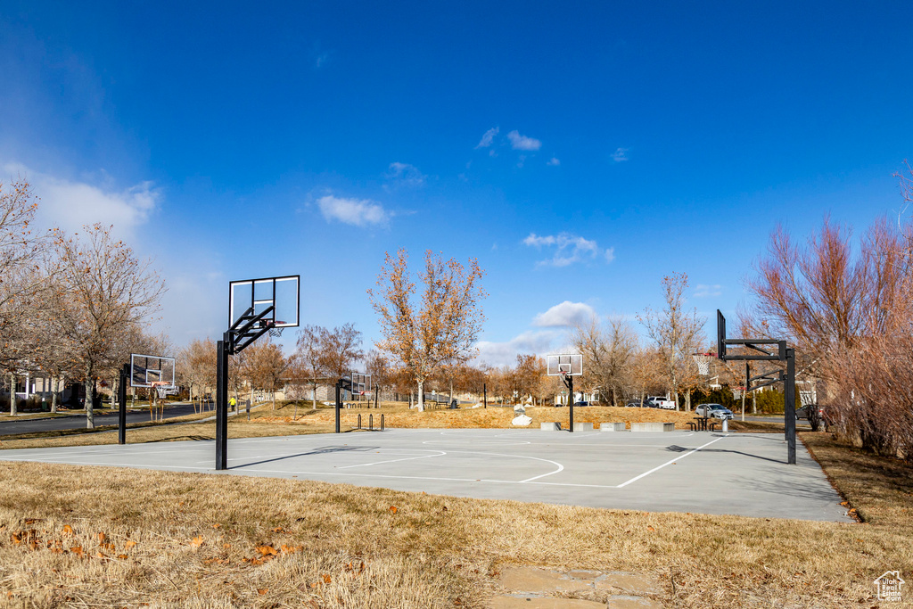 View of sport court with community basketball court
