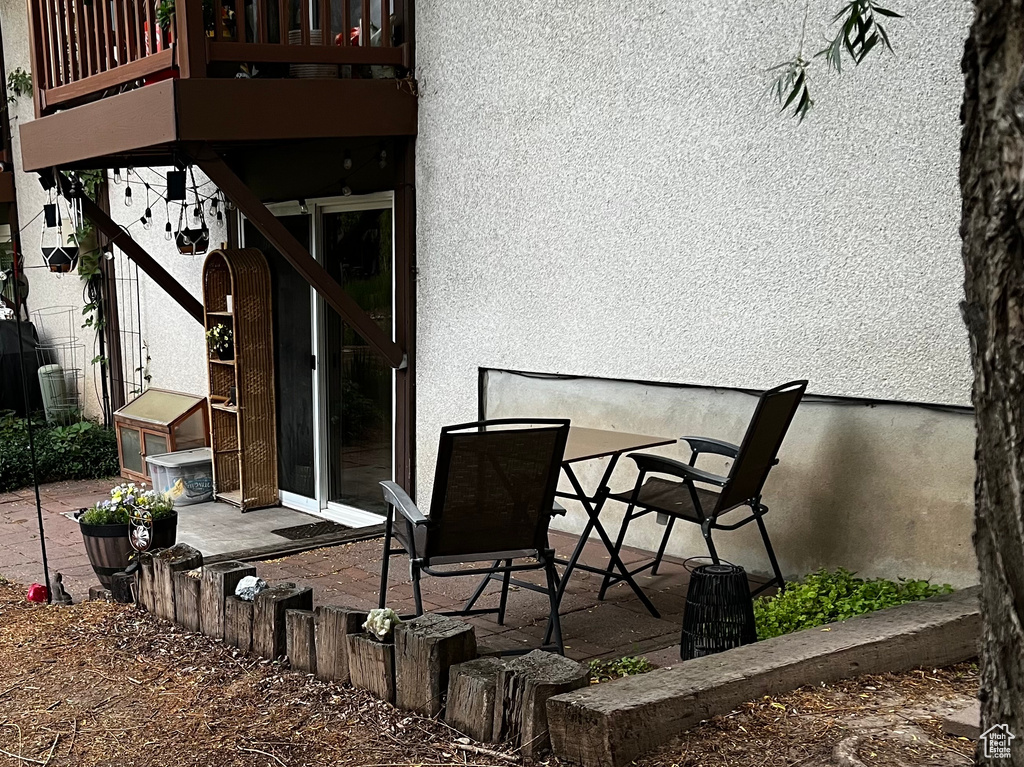 View of patio