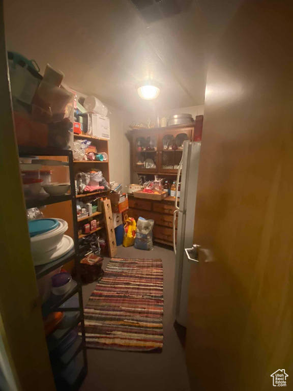 View of storage area