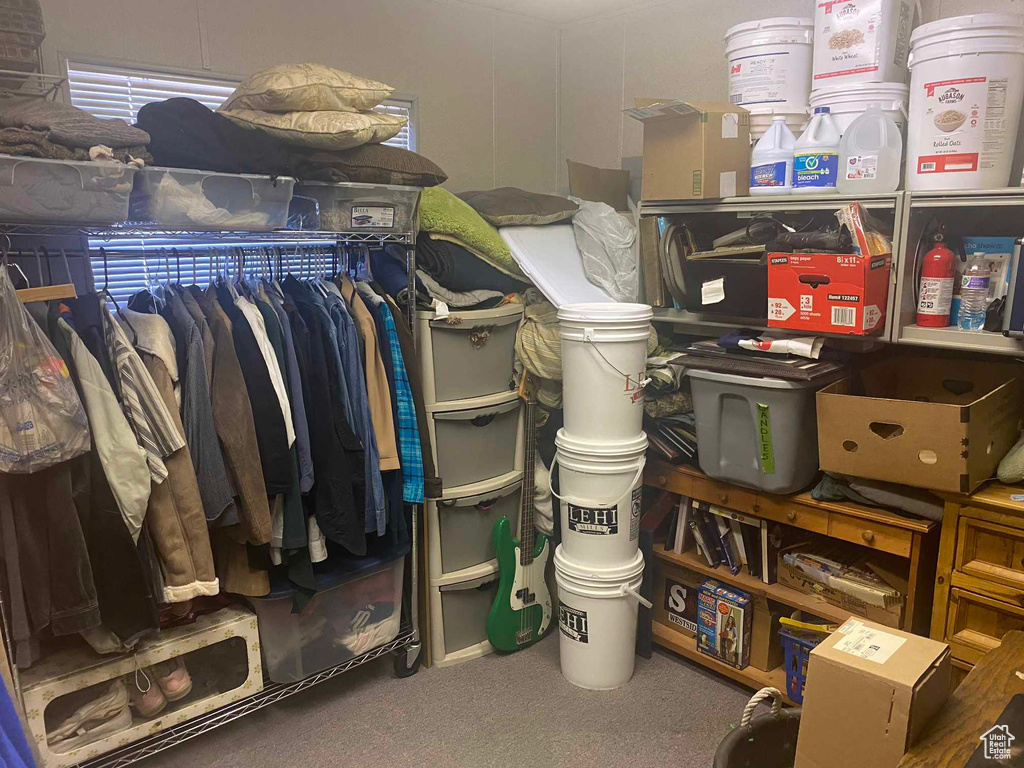 View of storage room