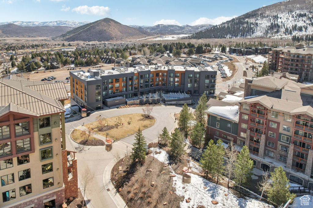 View of mountain feature with a residential view