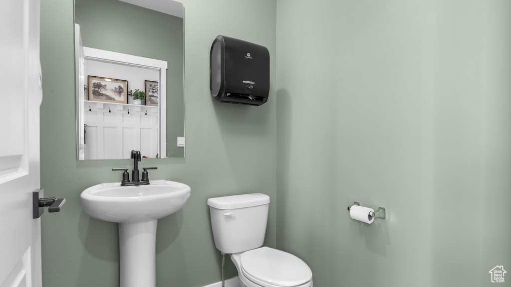 Bathroom with toilet