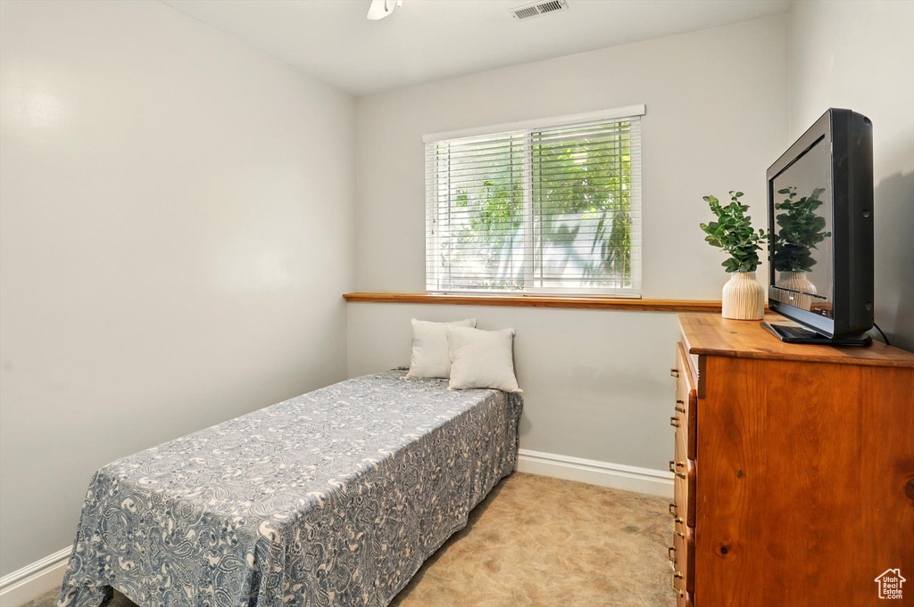 Bedroom with baseboards
