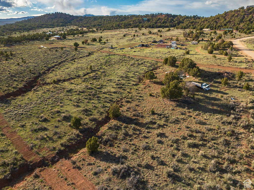 Bird\'s eye view featuring a mountain view and a rural view