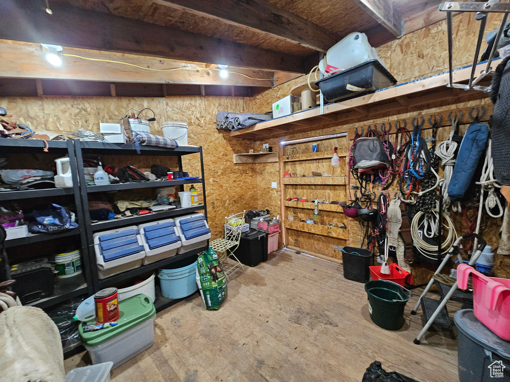 View of storage area