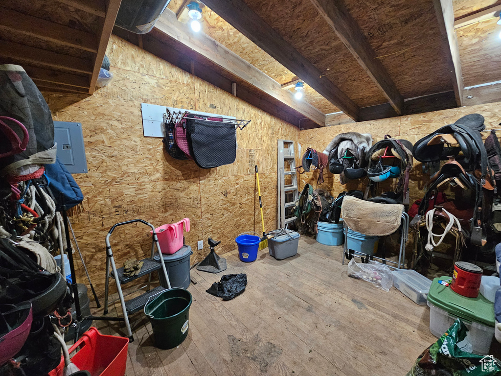 View of storage area