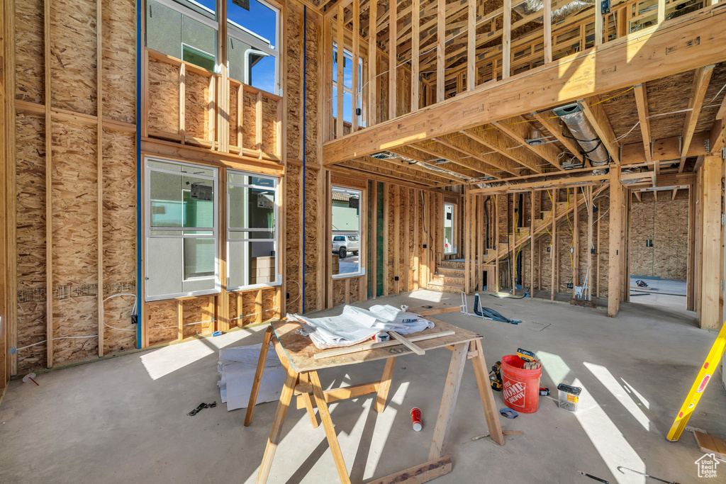 Miscellaneous room featuring a wealth of natural light