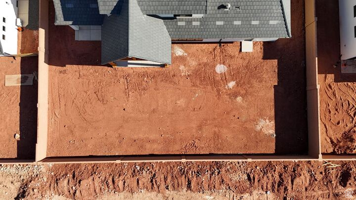 Exterior view of stucco siding