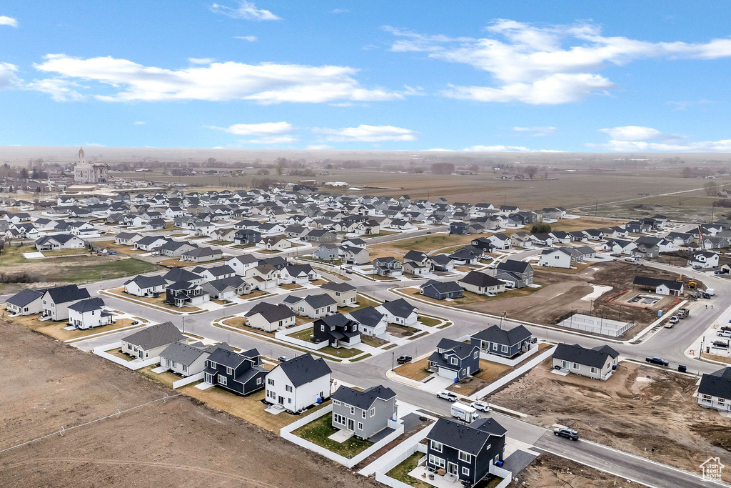 Drone / aerial view featuring a residential view