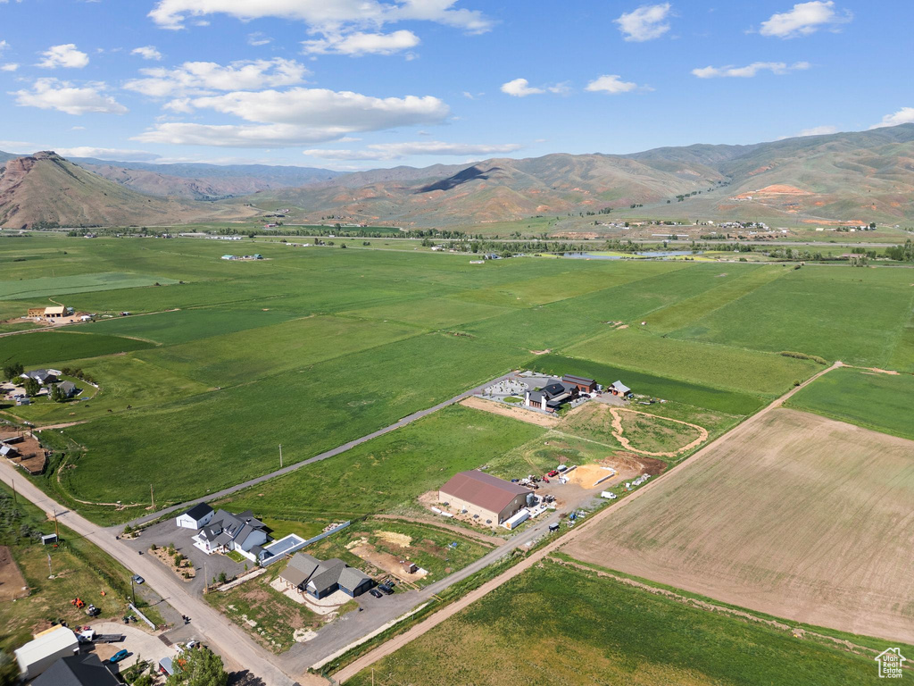 View of property location featuring rural landscape and a mountainous background