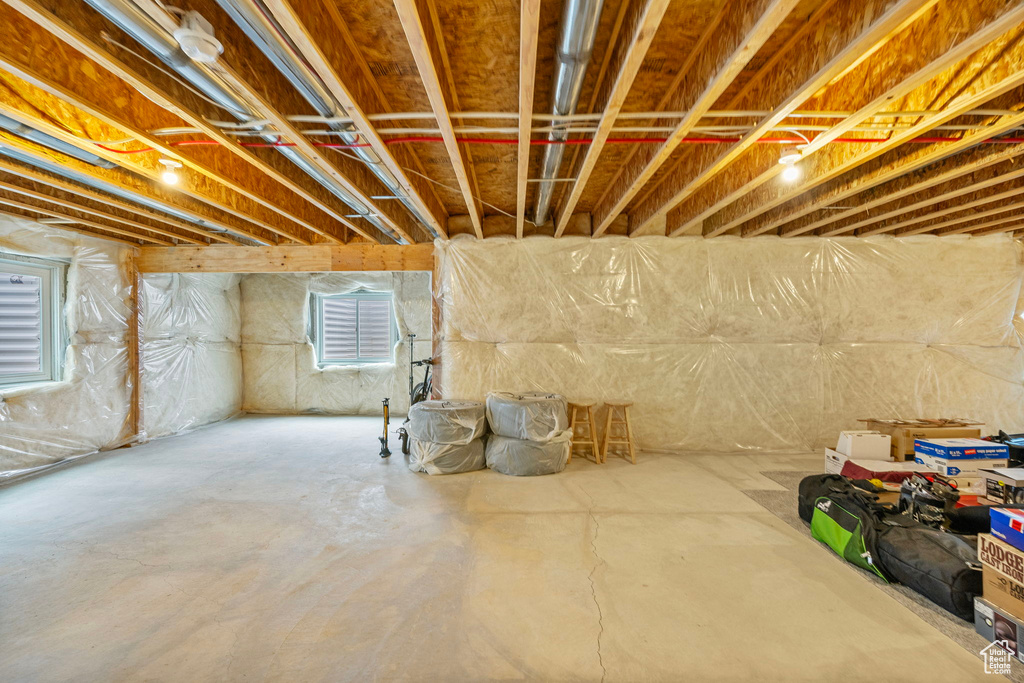 View of basement