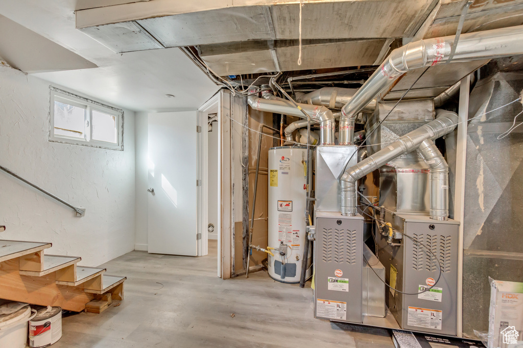 Utilities featuring water heater