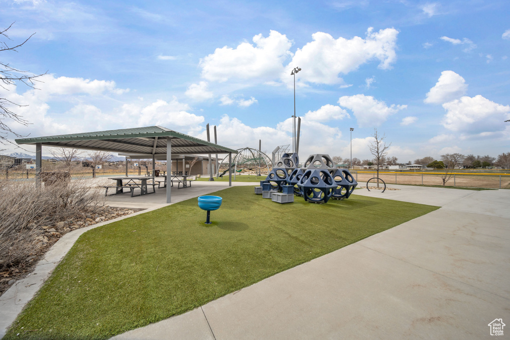 Surrounding community featuring a yard