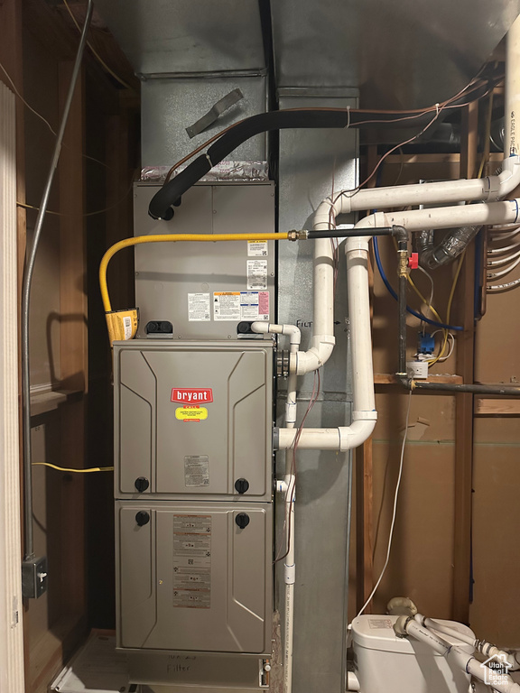 View of utility room