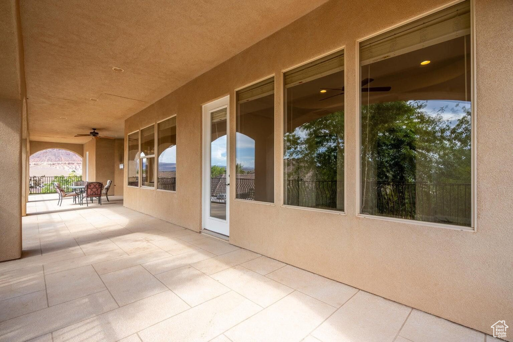 View of patio