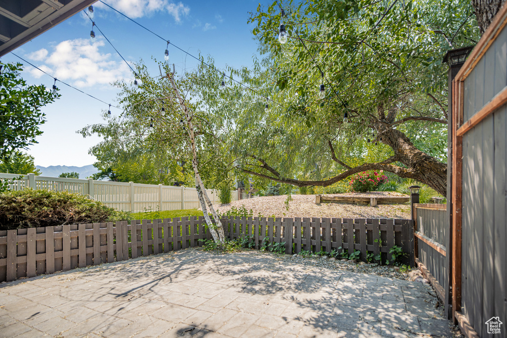 View of patio