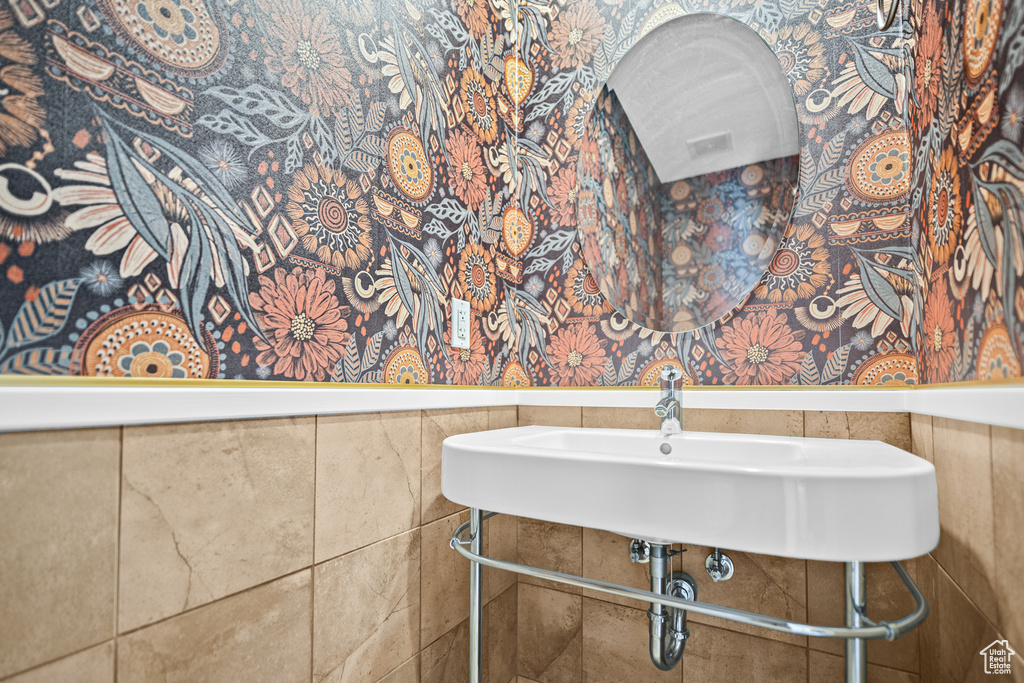View of bathroom
