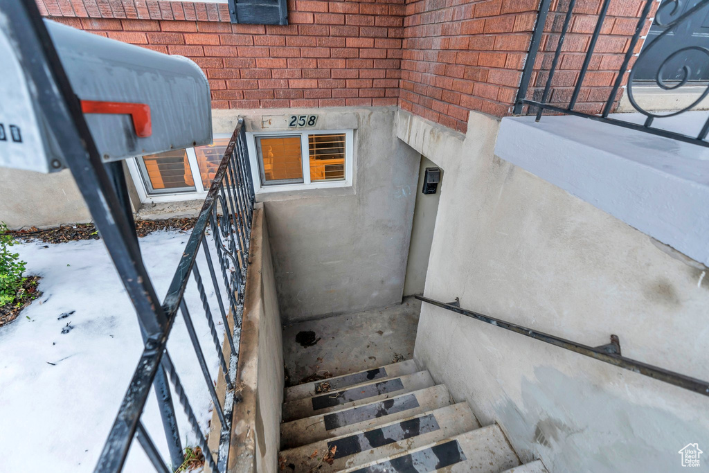 View of stairway