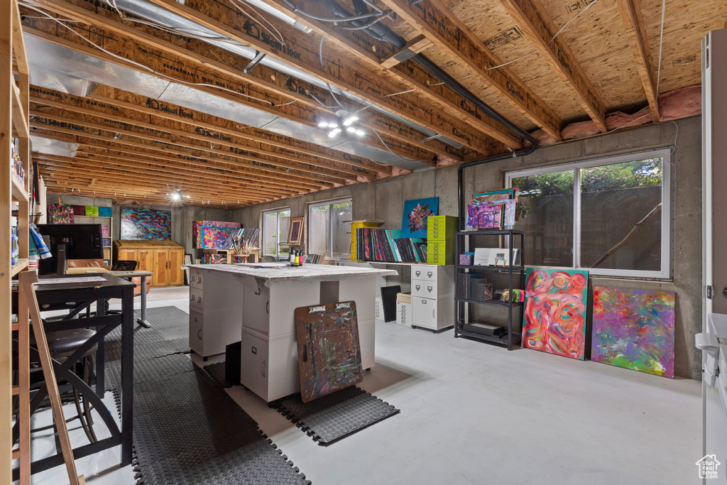 View of basement