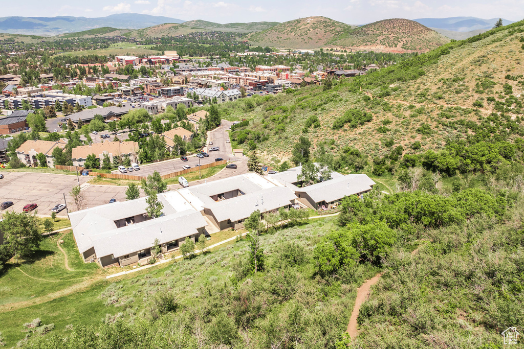 Drone / aerial view of mountains